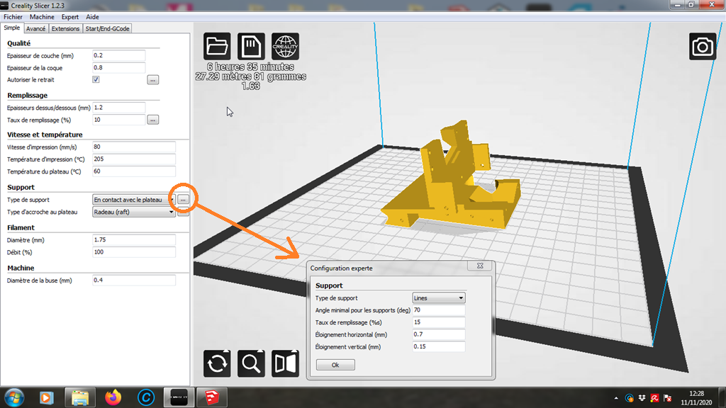 Etapes de construction du Gama Goat en 3D. Piece-05