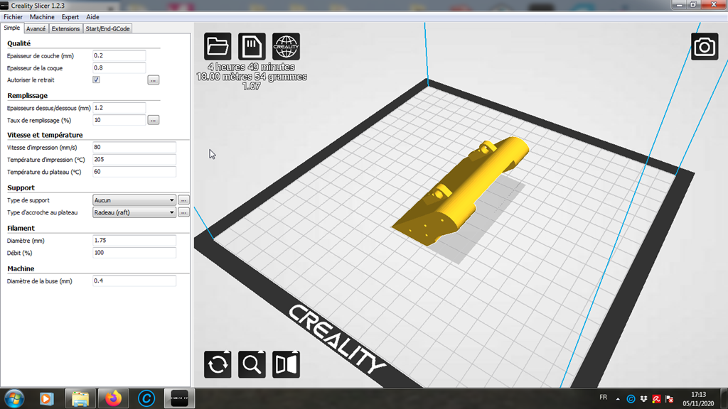 Etapes de construction du Gama Goat en 3D. Piece-10