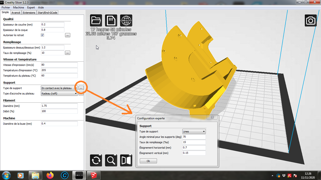 Etapes de construction du Gama Goat en 3D. Piece-51