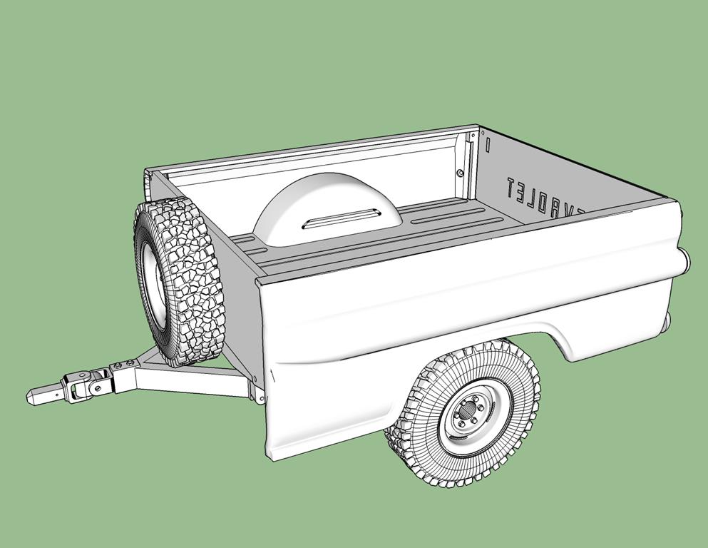 Ascender / TRX-4 / scx10 - Chevrolet Apache Fleetside 1958 1/8 - Impression 3D - Page 2 115