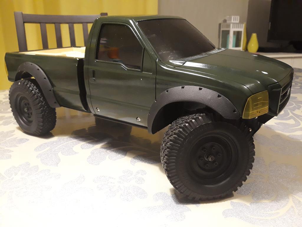 Vaterra Ascender Tamiya F350 Swivel frame-  Projet de fonds de tiroir. 015