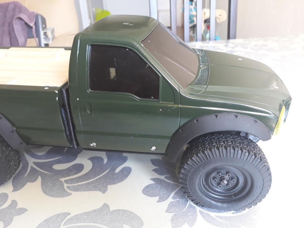 Vaterra Ascender Tamiya F350 Swivel frame-  Projet de fonds de tiroir. 022