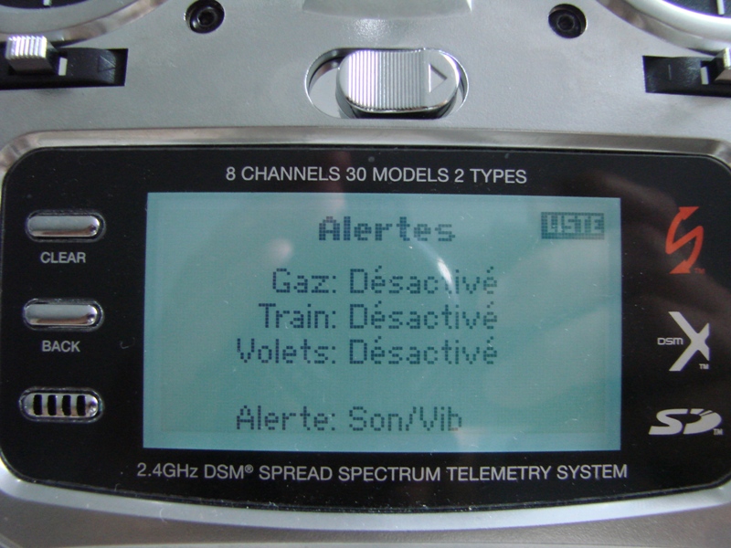 [Tuto] Radio Spectrum DX8 - Quelques astuces et reglages de base.  09