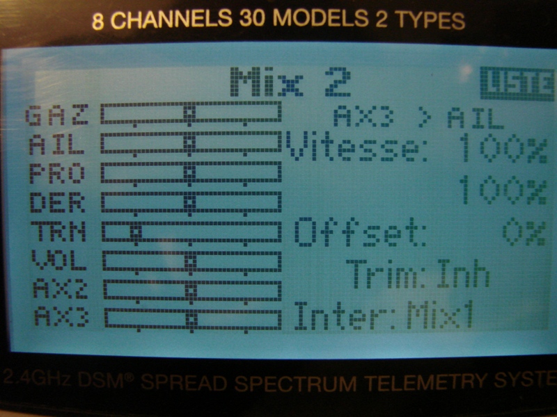 [Tuto] Radio Spectrum DX8 - Quelques astuces et reglages de base.  90