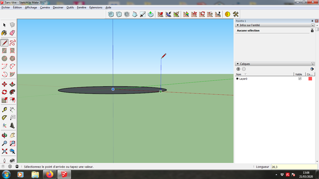 [Tuto] Modelisation 3D - Tuto 5 sur Sketchup - Exercice pratique = fabrication d'une jante 006