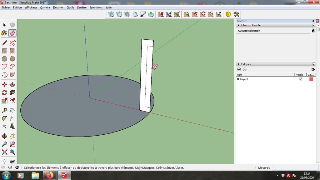 [Tuto] Modelisation 3D - Tuto 5 sur Sketchup - Exercice pratique = fabrication d'une jante 015