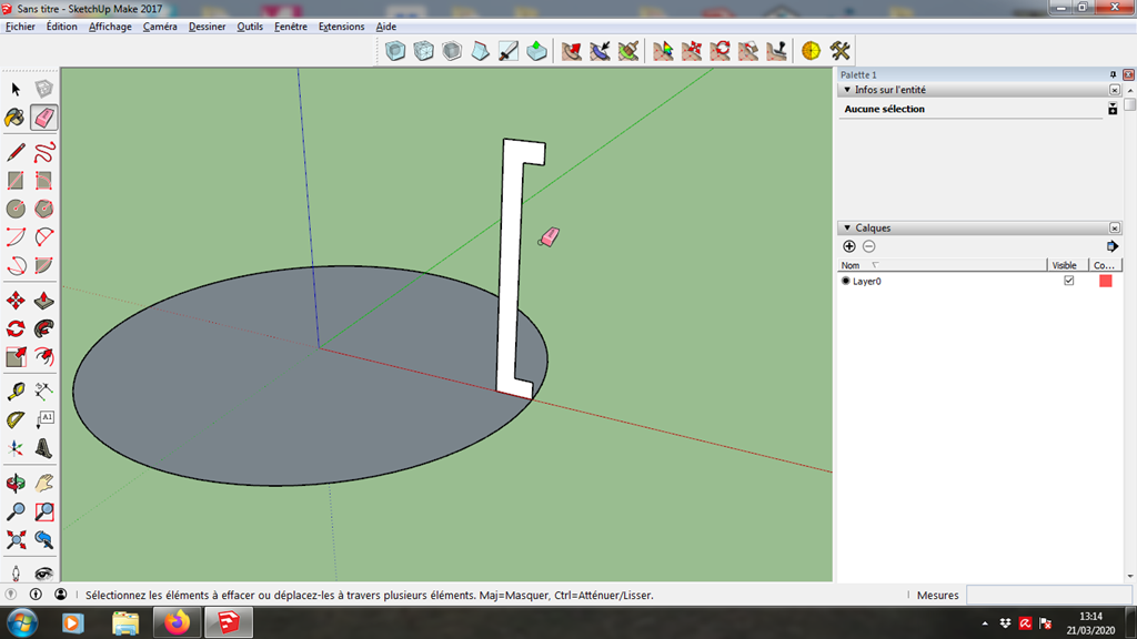 [Tuto] Modelisation 3D - Tuto 5 sur Sketchup - Exercice pratique = fabrication d'une jante 016