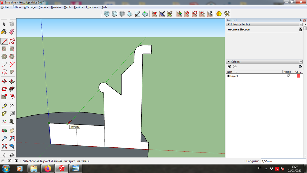 [Tuto] Modelisation 3D - Tuto 5 sur Sketchup - Exercice pratique = fabrication d'une jante 038