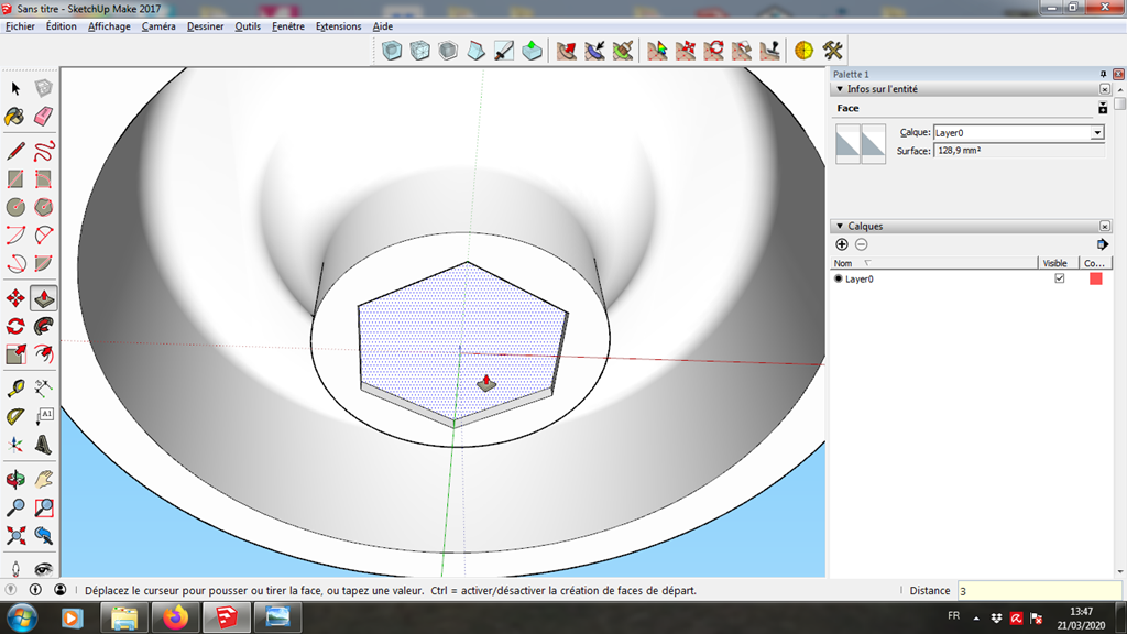 [Tuto] Modelisation 3D - Tuto 5 sur Sketchup - Exercice pratique = fabrication d'une jante 092