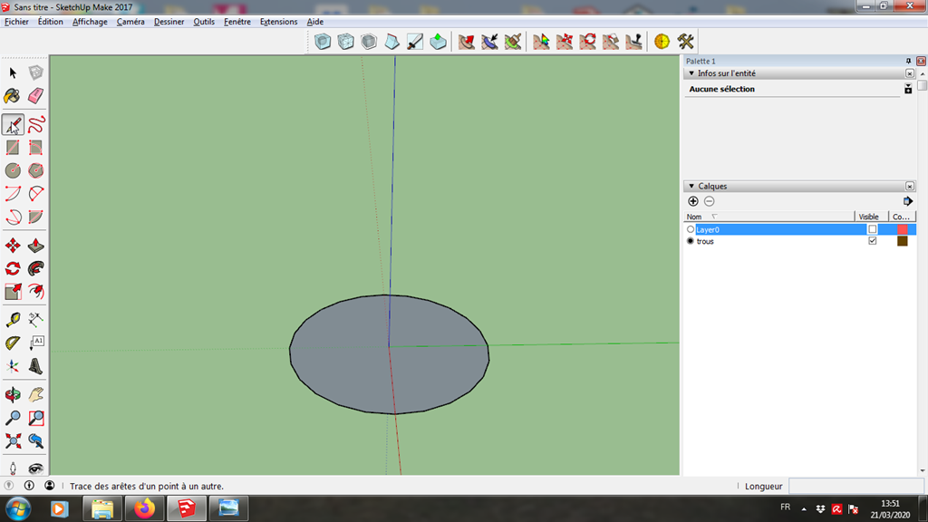 [Tuto] Modelisation 3D - Tuto 5 sur Sketchup - Exercice pratique = fabrication d'une jante 105