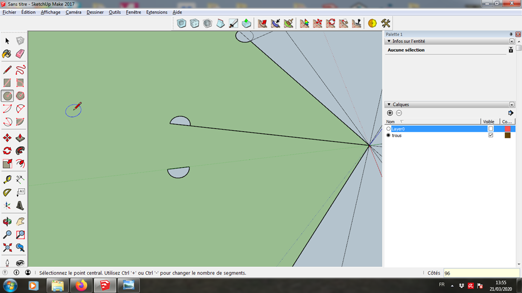 [Tuto] Modelisation 3D - Tuto 5 sur Sketchup - Exercice pratique = fabrication d'une jante 123