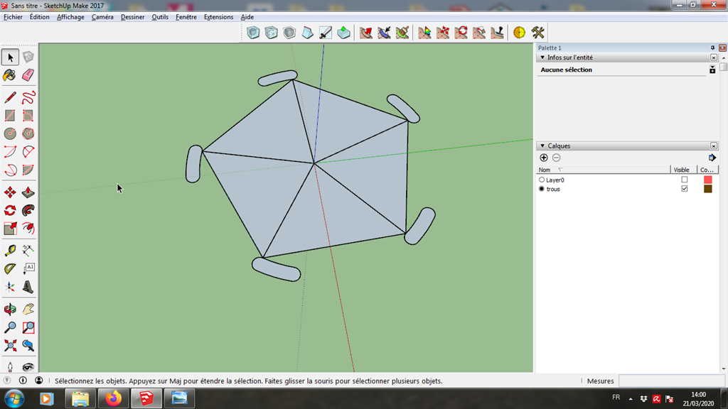 [Tuto] Modelisation 3D - Tuto 5 sur Sketchup - Exercice pratique = fabrication d'une jante 138