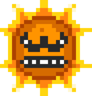 Super Mario Maker Angry-sun