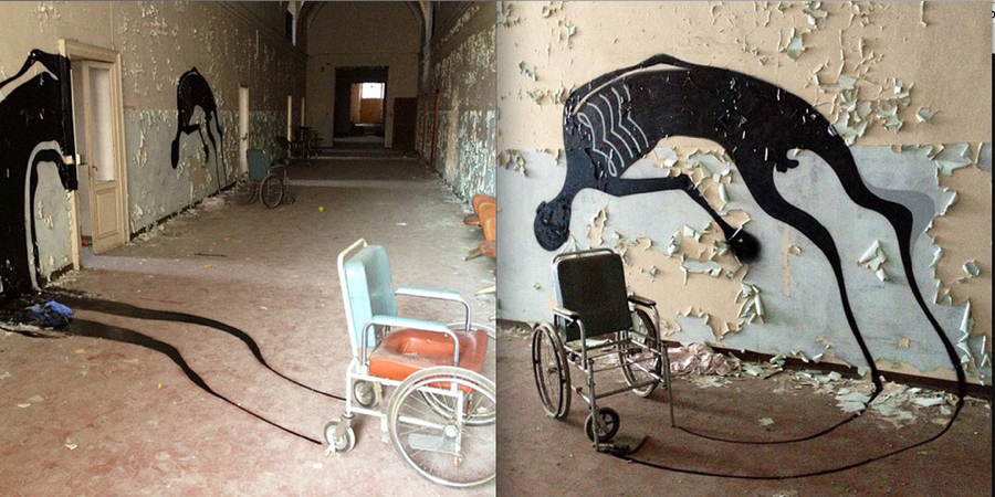 Arte callejero Street-art-2013-abandoned-hospital