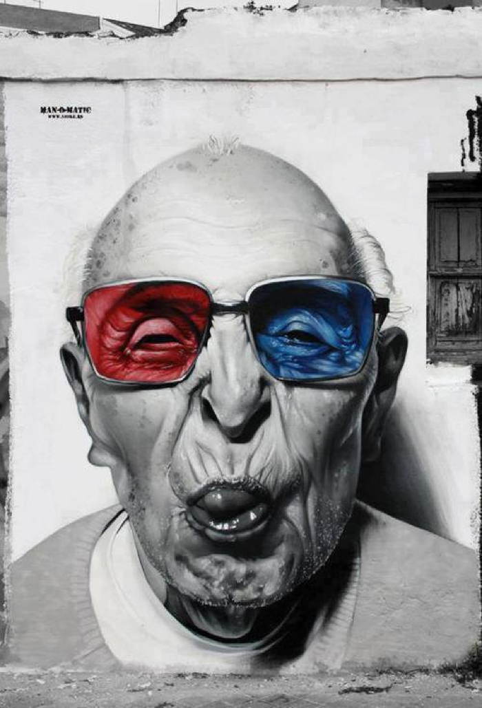 Arte callejero Street-art-2013-man-sunglasses