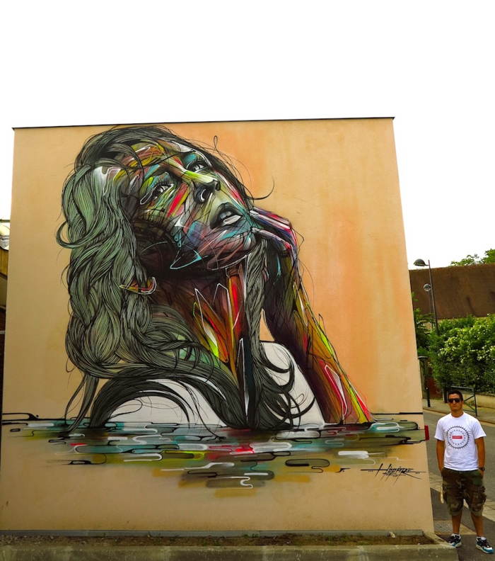 Arte callejero Street-art-2013-rainbow-woman