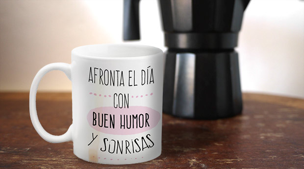 Afronta el día con “sonrisas y buen humor” porque se lo ha aconsejado una taza Sonrisas