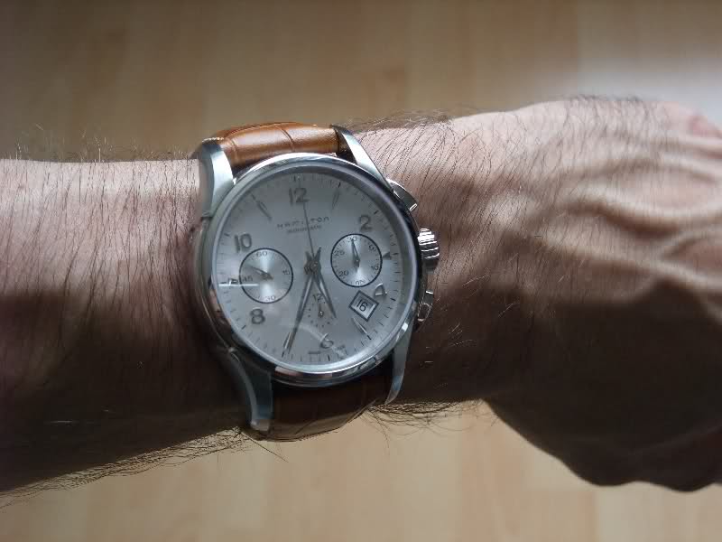 Ma première montre mécanique : Hamilton Jazzmaster Auto Chrono Sgnvv9