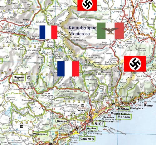 4° Division Division "Monterosa" / Front alpin sept dec 1944 34h83k3
