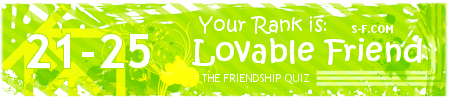 Results: The friendship Quiz 5kreau