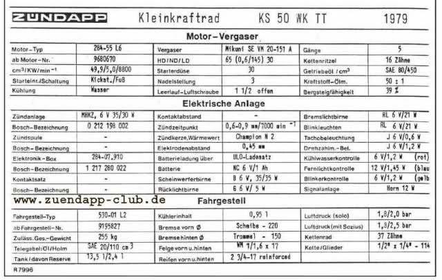 Zundapp KS 50 TT 121c07n