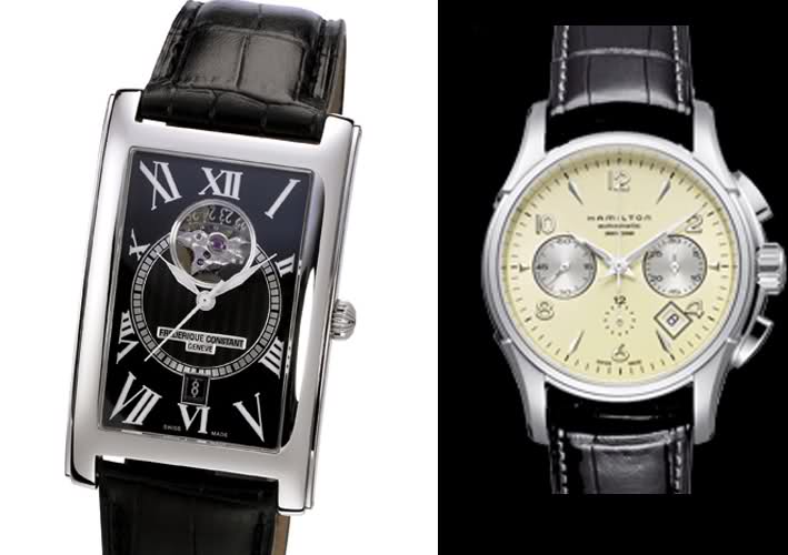 Conseil premier achat : Frederique Constant Versus Hamilton :  2i39s