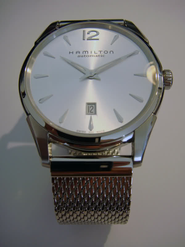 hamilton - photos de la Hamilton Jazzmaster Slim bracelet milanais W8ssom