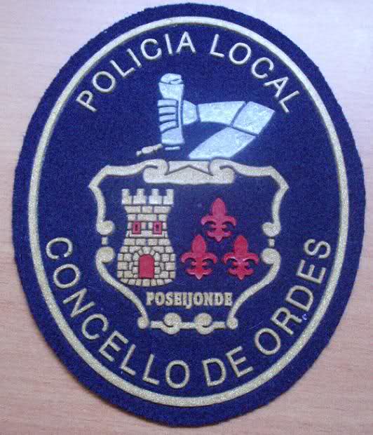 ESCUDOS DE BRAZO DE LAS POLICIAS LOCALES DE CORUÑA 30rtnpd