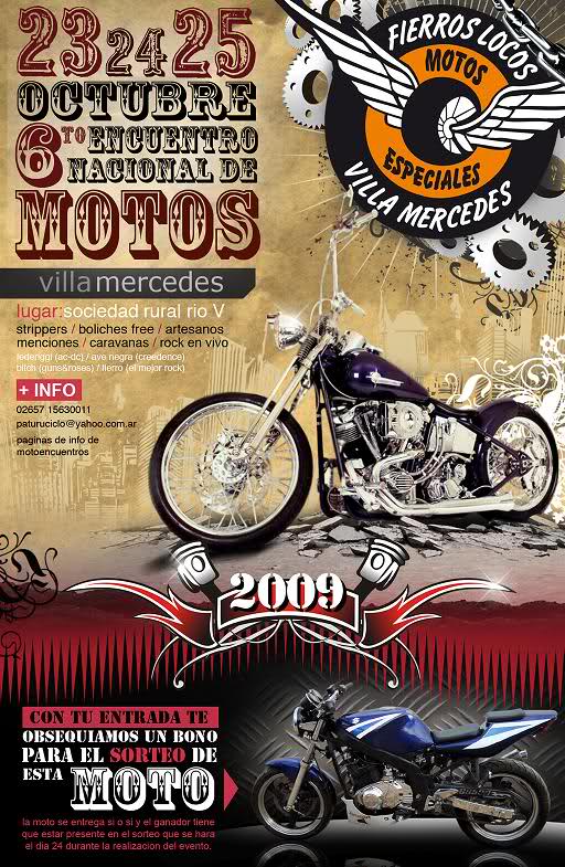 6º Encuentro Nacional de Motos en Villa Mercedes San Luis 10zwv1y