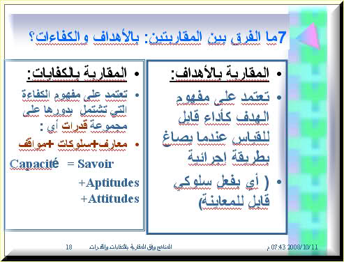 بناء المناهج  عن طريق المقاربة بالكفاءات 292oadw