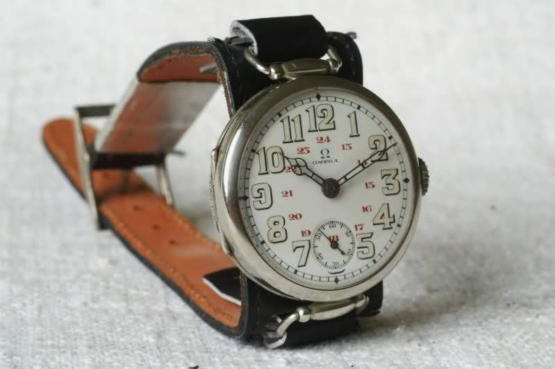 Poilu - Revue de ma dernière vintage : OMEGA de poilu  1913  31446bp