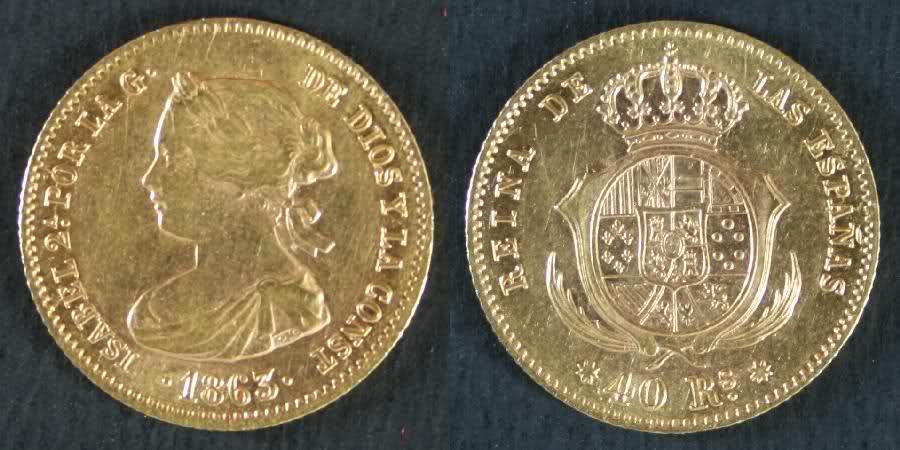 Isabel II - 40 reales del 1863 (Barcelona) Hsqpnl