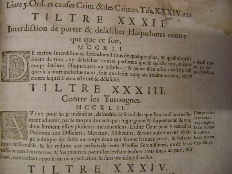 Lois et coutumes de la Franche Comté de Bourgogne au XVII°. 160wplj