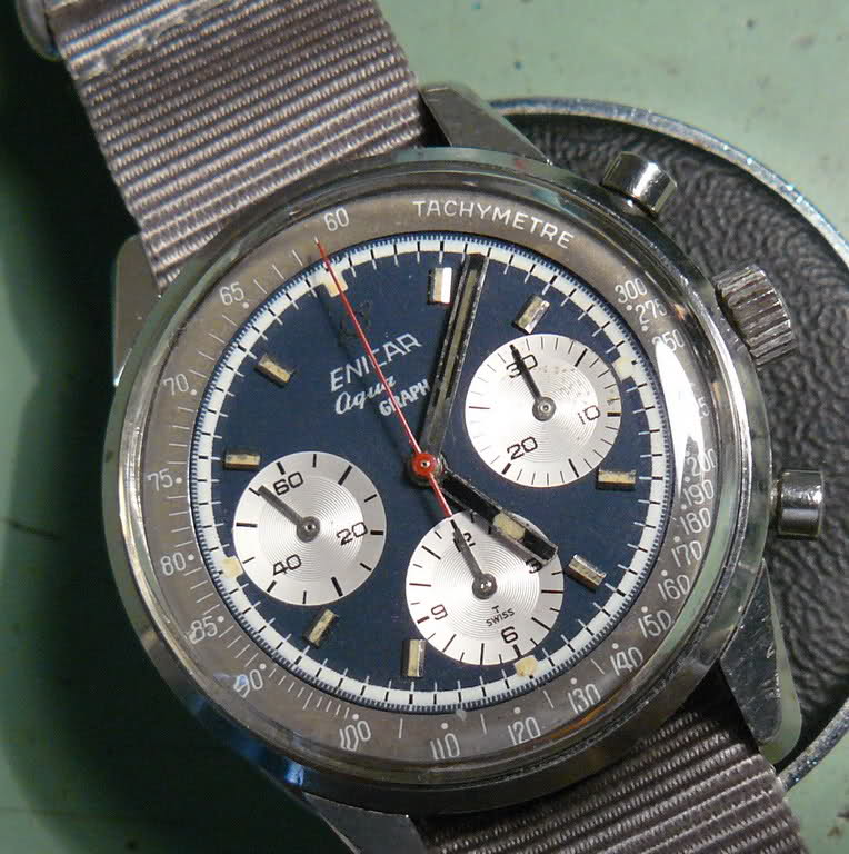 Chronograph Enicar R72 : du Sherpa à l'Aqua 2gw9u0p