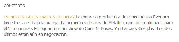 Guns N' Roses en Venezuela. [27 de Marzo] 2w70g89