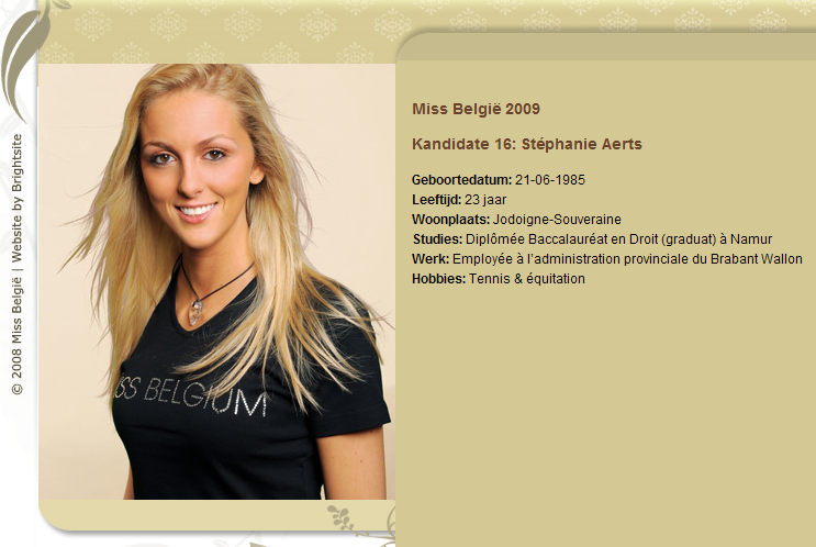 Road to Miss Belgium 2009- CONTESTANTS REVEALED - Page 2 11uyi6o