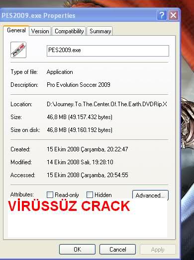 PES 2009 No dvd Virüssüz Crack KENDİM DENEDİM ARKADAŞLAR 2uxvhi1