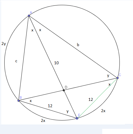 calcule o comprimento do segmento DE 2dikqc6