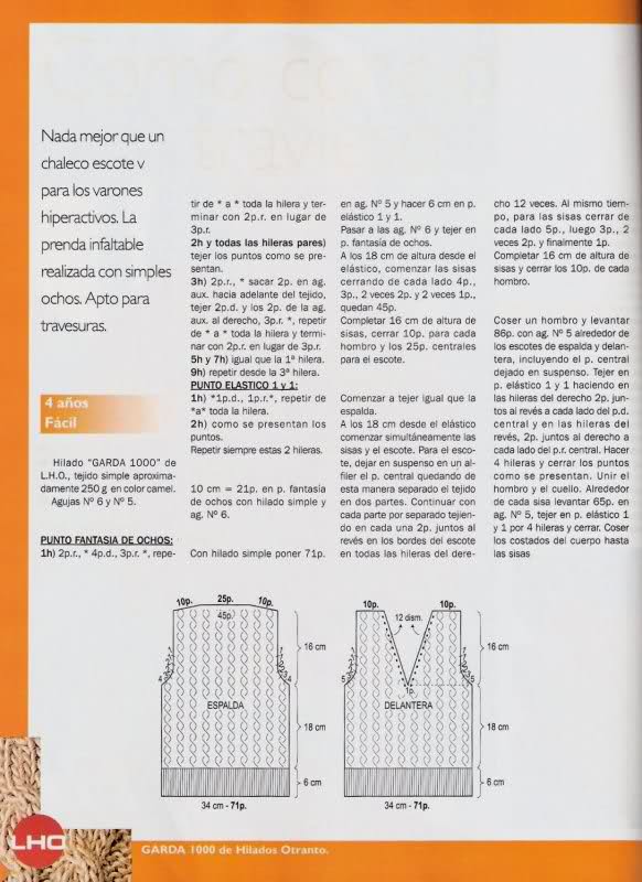 años - Chaleco niña de 6 años, pero es talla 10-12... o 24zdk0g