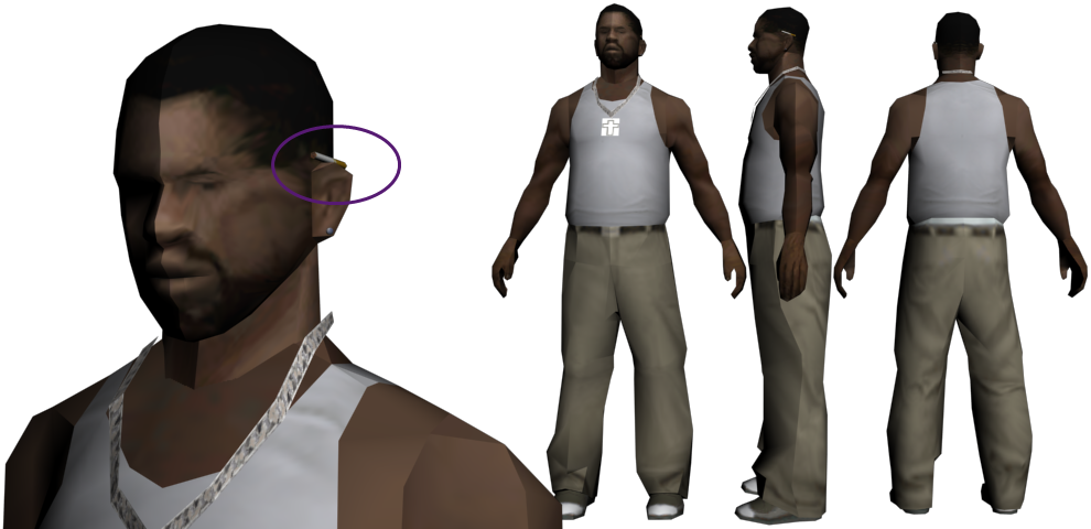 Modpack, afro-americain low poly skins. 2ry6psy