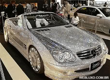 Mercedes SL550 com diamantes Sq1jk3