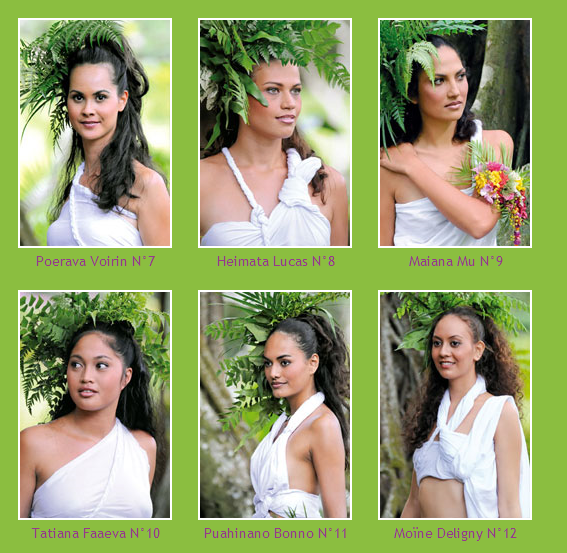 Miss Tahiti 2009 Contestants Zskfp2