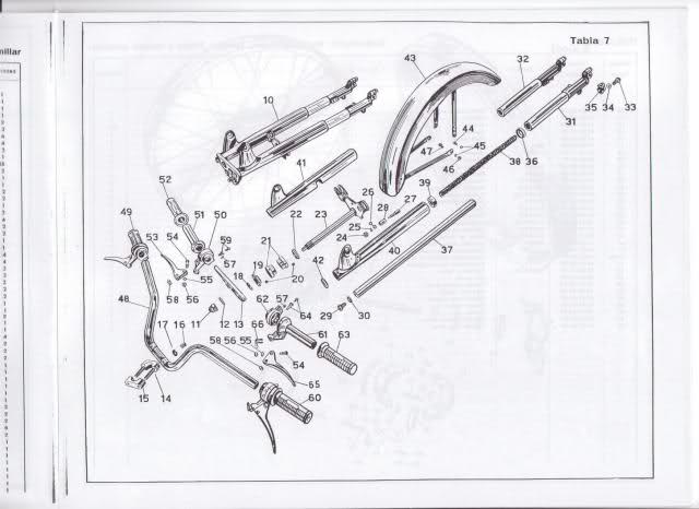 Manual despiece Dingo 49, 1965. Ztg87s