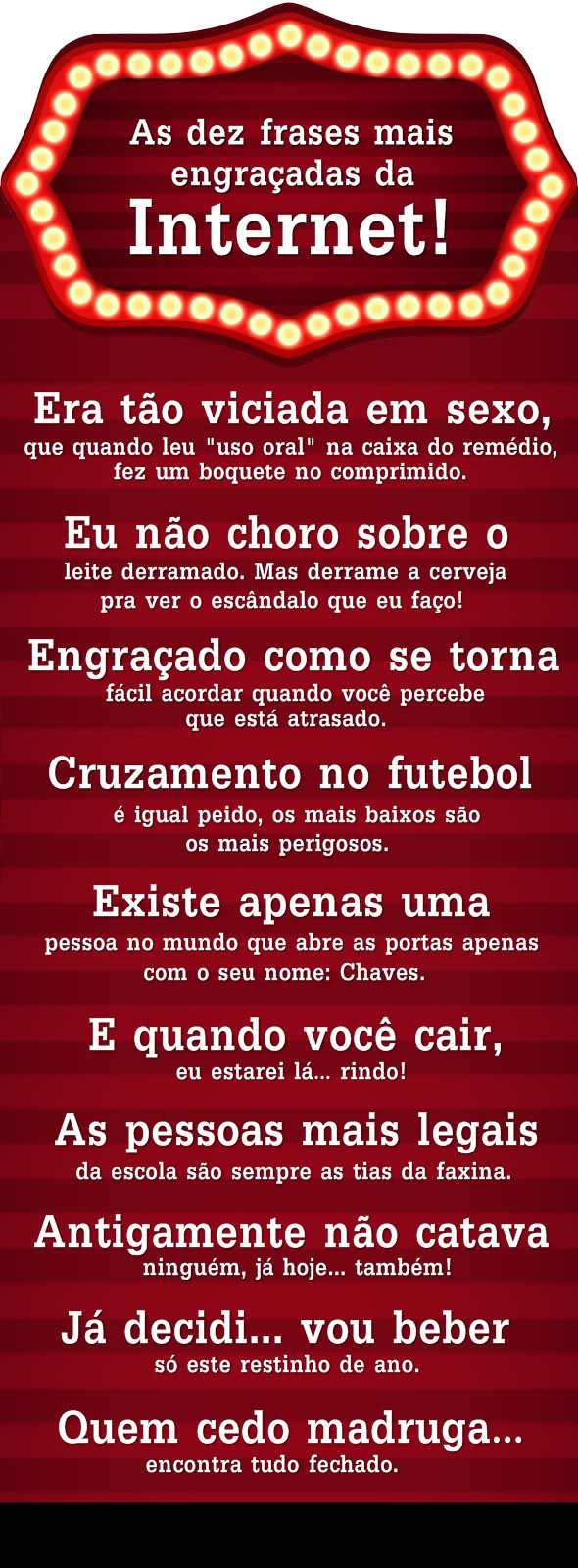 AS 10 FRASES MAIS ENGRAÇADAS DA NET  117tw1y