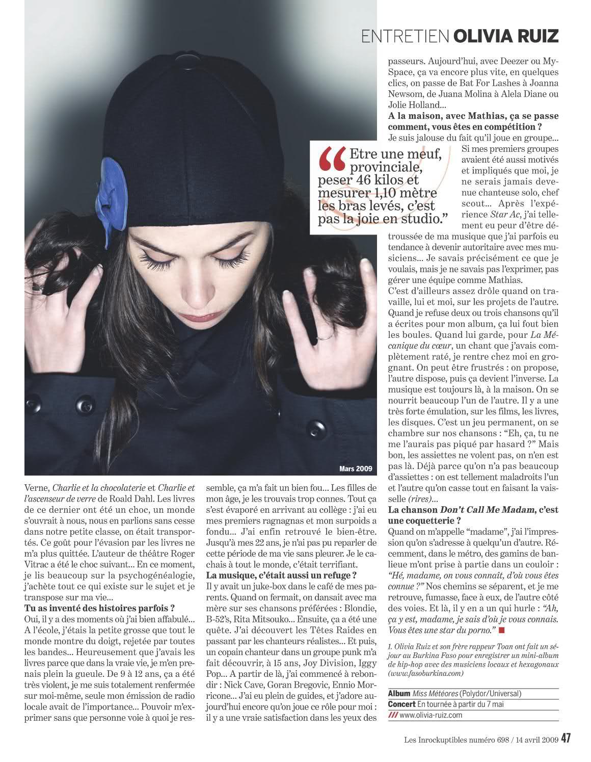 OLIVIA RUIZ ET LA PRESSE - Page 4 1zv48wo