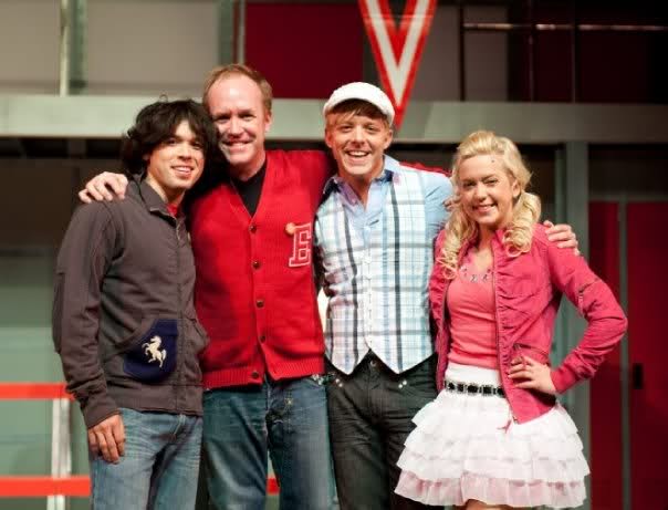 Lisa,Chad, Jon, And David on the Stage of HSM in Halifax, NS 2ekkuno