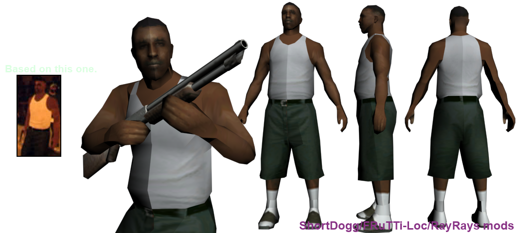 Modpack, afro-americain low poly skins. 30wnfwp