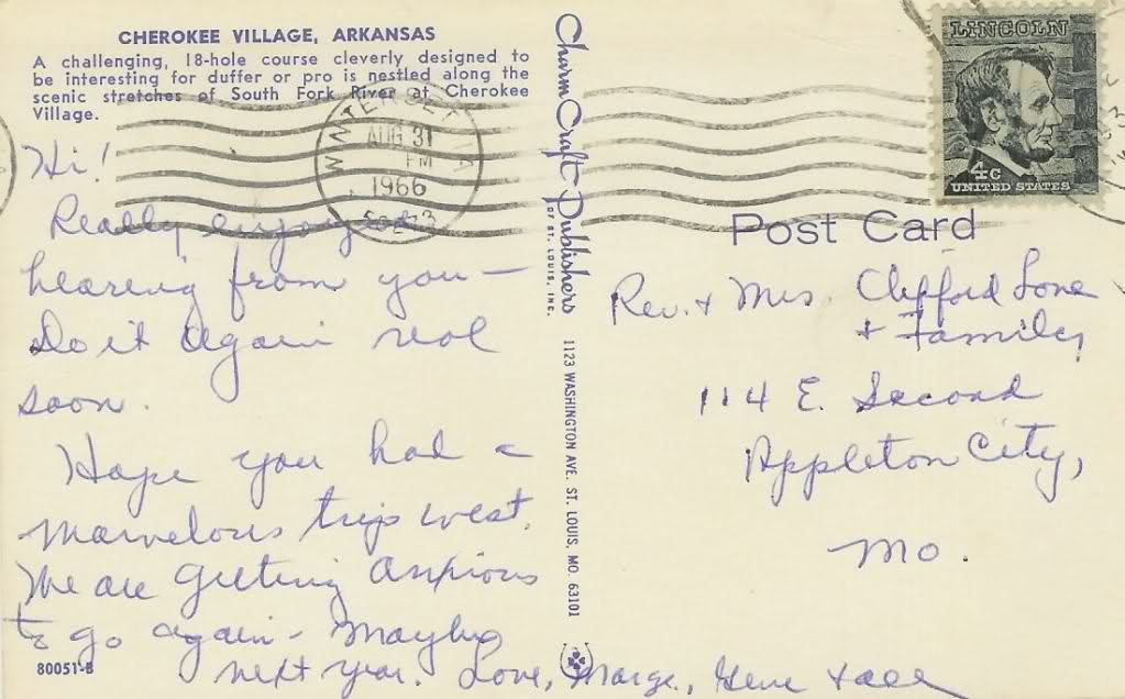 Cherokee Village Arkansas Penny Postcards! 343lvud