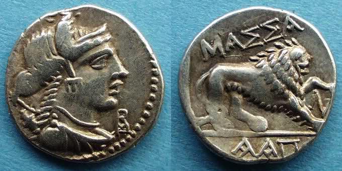 Drachme de Marseille 15yi07a