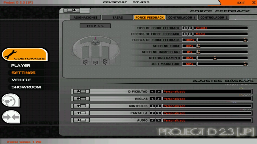 Configurar volante para tener mas realismo y mas grados 24e2xyp